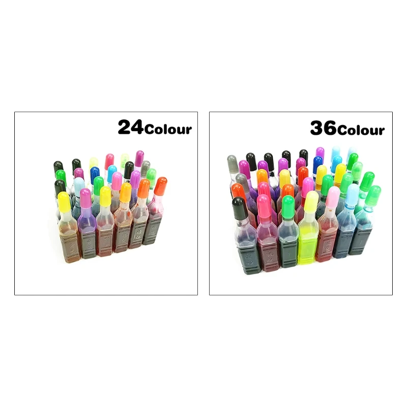 F2TD 24/36 Colors 8ml Pigment DIY Slime Supplies Accessories Epoxy Resin Ink Dye Ink DIY Handmade Art Crafts Coloring Dye
F2TD 24/36 Colors 8ml Pigment DIY Slime Supplies Accessories Epoxy Resin Ink Dye Ink DIY Handmade Art Crafts Coloring Dye