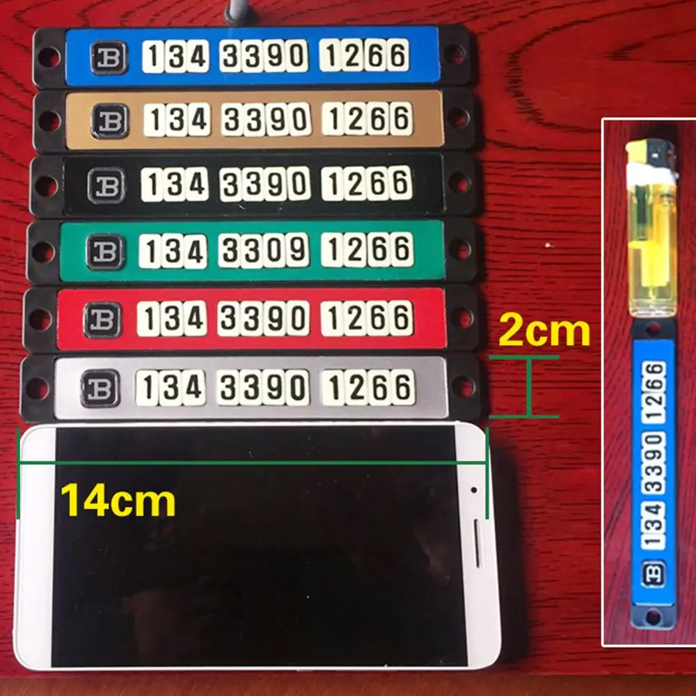 Car Temporary Parking Card Phone Number Card Plate Telephone Number Car Park Stop Automobile Accessories Car-styling 140*20mm
Car Temporary Parking Card Phone Number Card Plate Telephone Number Car Park Stop Automobile Accessories Car-styling 140*20mm