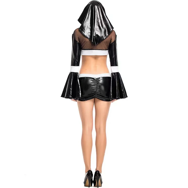 Black Female Missionary Cosplay Women Halloween Priestess Nun Costumes Carnival Purim Parade Stage Show Role Play Party Dress
Black Female Missionary Cosplay Women Halloween Priestess Nun Costumes Carnival Purim Parade Stage Show Role Play Party Dress