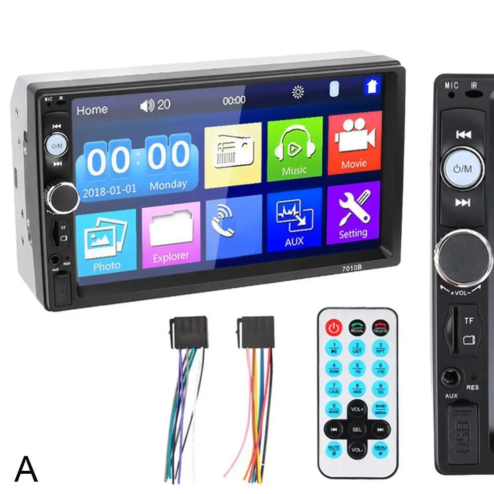 

Автомобильный радиоприемник 2Din, экран заднего вида, HD-мультимедийный плеер 7010B /7012B/7018B, автомобильный 7-дюймовый MP5/FM-плеер