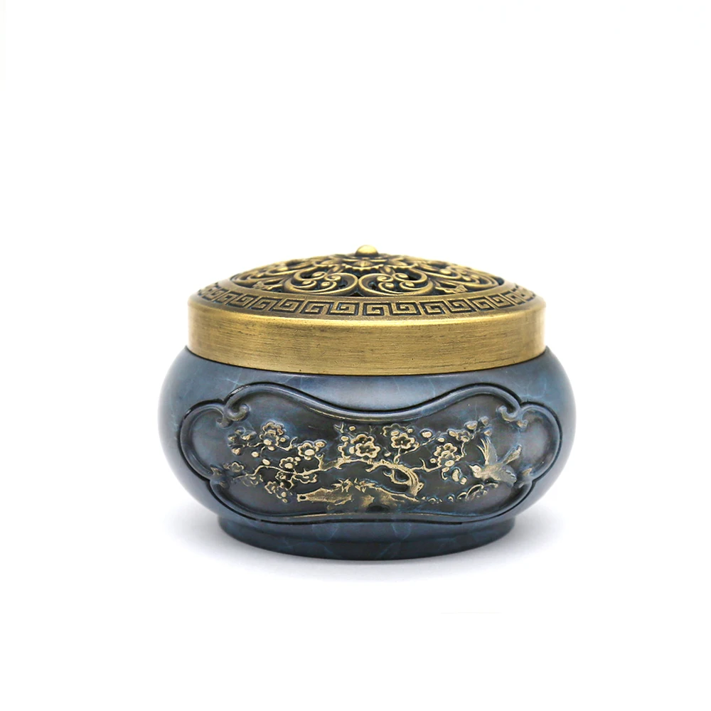 YONG HE XUAN Coloured Brass Incense Burner Suzhou Pattern Flat Bottom Net Weight:760g(Approx.) Contain Incense Holder
YONG HE XUAN Coloured Brass Incense Burner Suzhou Pattern Flat Bottom Net Weight:760g(Approx.) Contain Incense Holder