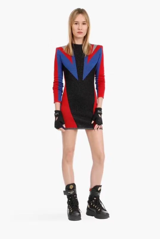 High Quality Long Sleeve Patchwork Rayon Bandage Dress Elegant Cocktail Party Dress
High Quality Long Sleeve Patchwork Rayon Bandage Dress Elegant Cocktail Party Dress