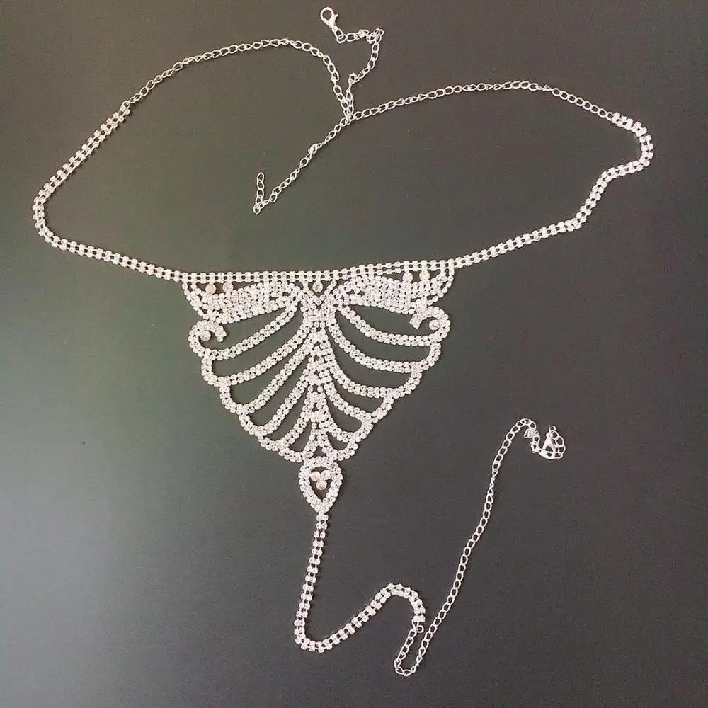 Hot selling women in Europe and America fashion sexy hollow Rhinestone body chain set exquisite crystal Bikini Bra and thong
Hot selling women in Europe and America fashion sexy hollow Rhinestone body chain set exquisite crystal Bikini Bra and thong