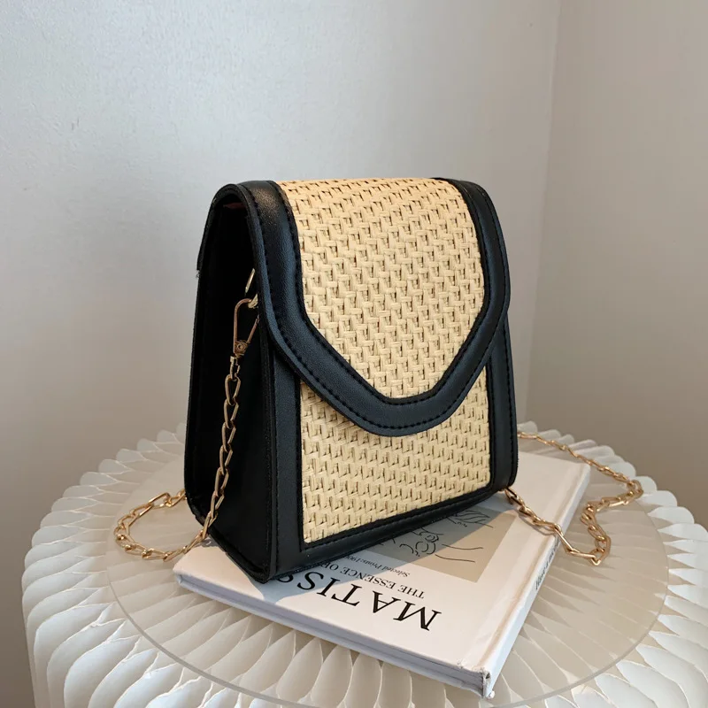 High Quality Ladies Straw Woven Bag Fashion Mini Mobile Phone Bag 2021 New Chain Shoulder Bag Messenger Woven Lipstick Bag
High Quality Ladies Straw Woven Bag Fashion Mini Mobile Phone Bag 2021 New Chain Shoulder Bag Messenger Woven Lipstick Bag