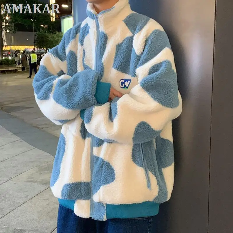 Lamb Velvet Couple Wear Streetwear Top Shirt Korean Version Of Harajuku Trend Winter Thickening Jacket Male Youth Sweatshirt
Lamb Velvet Couple Wear Streetwear Top Shirt Korean Version Of Harajuku Trend Winter Thickening Jacket Male Youth Sweatshirt