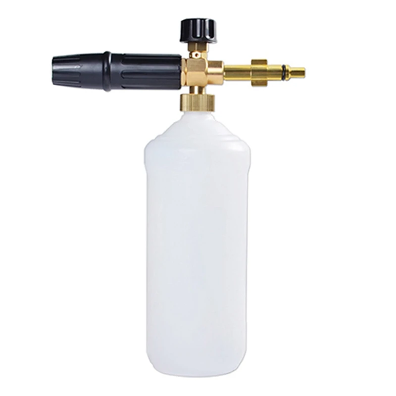 High Pressure Soap Foam Snow Lance Foam Nozzle Adjustable Foam Cannon Generator Adapter Car Pressure Washer
High Pressure Soap Foam Snow Lance Foam Nozzle Adjustable Foam Cannon Generator Adapter Car Pressure Washer