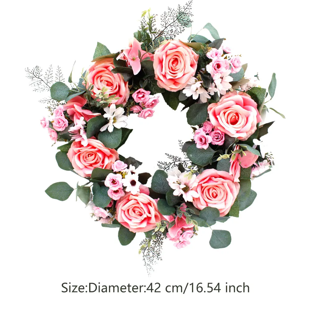 Multiple Styles Silk Rose Artificial Flowers Wreaths Door Perfect Quality Simulation Garland For Wedding Home Party Decoration
Multiple Styles Silk Rose Artificial Flowers Wreaths Door Perfect Quality Simulation Garland For Wedding Home Party Decoration