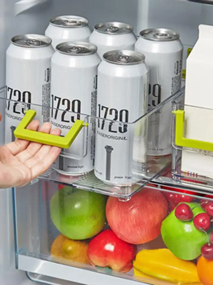 Beverage And Food Storage Box Multi-functional Refrigerator Storage Drawer With Handle
Beverage And Food Storage Box Multi-functional Refrigerator Storage Drawer With Handle