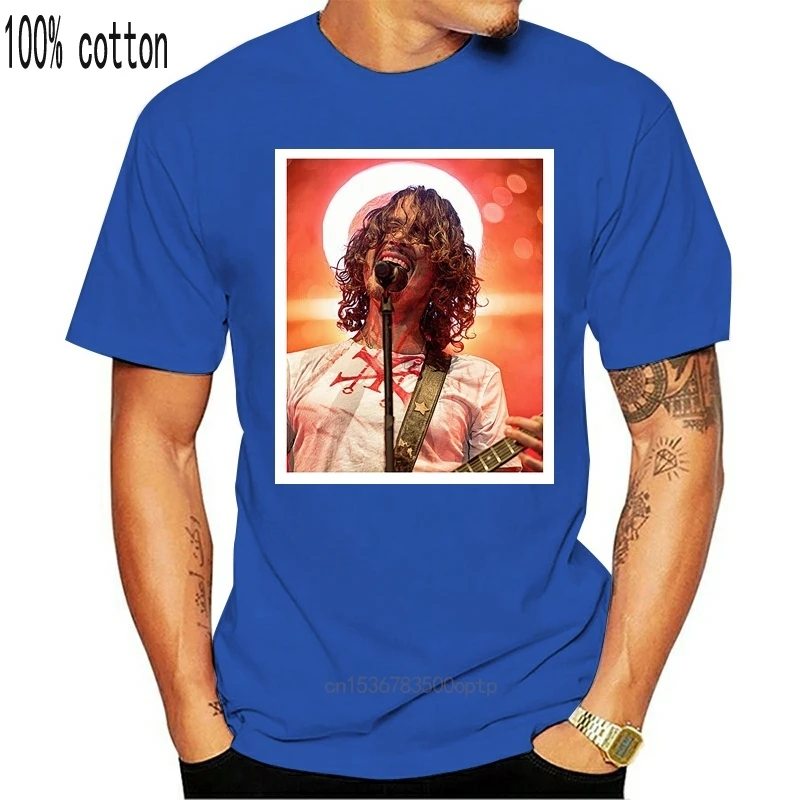 Новинка 2021, черная футболка с изображением Криса Корнелла, размеры от S до 2xl, брендовая Хлопковая мужская одежда, мужская облегающая футболк...
Новинка 2021, черная футболка с изображением Криса Корнелла, размеры от S до 2xl, брендовая Хлопковая мужская одежда, мужская облегающая футболк...