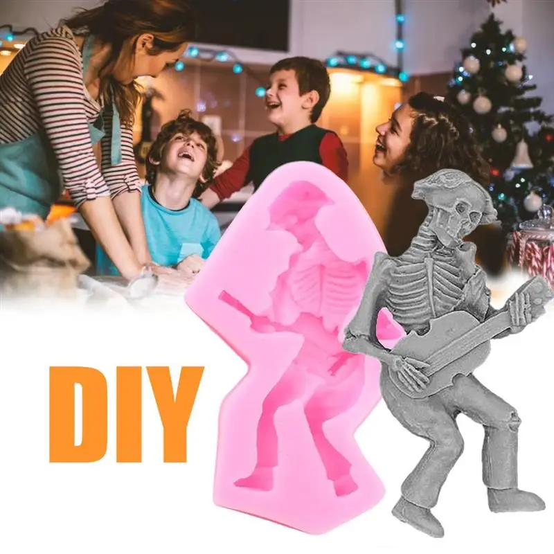 Halloween Cake Mold Silicone 3D Skeleton Mold Baking Mold For DIY Cakes Biscuits Chocolates Mold Cake Decor
Halloween Cake Mold Silicone 3D Skeleton Mold Baking Mold For DIY Cakes Biscuits Chocolates Mold Cake Decor