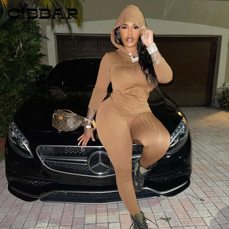 Повседневная однотонная одежда CIBBAR, комплект из двух предметов, женские спортивные костюмы, Осенний топ с капюшоном и длинным рукавом и обл... 
Повседневная однотонная одежда CIBBAR, комплект из двух предметов, женские спортивные костюмы, Осенний топ с капюшоном и длинным рукавом и обл...