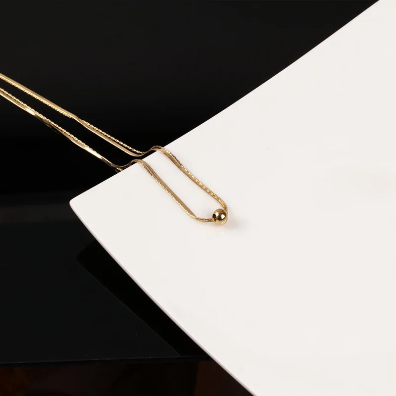 TOSAKO Stainless Steel Necklace Titanium Pendants Sweater Chain Ball Female 2021 Trend Jewelry
TOSAKO Stainless Steel Necklace Titanium Pendants Sweater Chain Ball Female 2021 Trend Jewelry