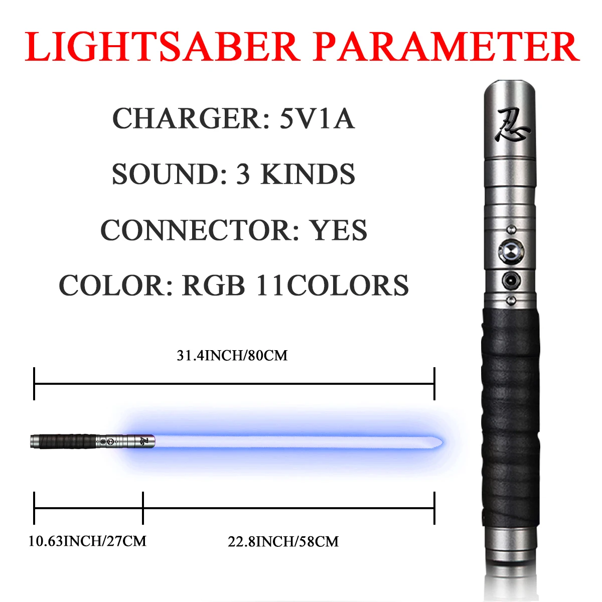 Chinese Character Personalized Laser Sword RGB Lightsaber Heavy Dueling Sound FOC FX Blaster Light Saber Lock Up Metal Handle
Chinese Character Personalized Laser Sword RGB Lightsaber Heavy Dueling Sound FOC FX Blaster Light Saber Lock Up Metal Handle
