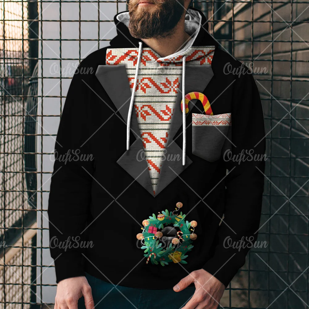 New Christmas Pattern Men Hoodie 3D Printing Hooded Sweater Autumn And Winter Fashion Christmas Tree Hooded Pullover Men Top
New Christmas Pattern Men Hoodie 3D Printing Hooded Sweater Autumn And Winter Fashion Christmas Tree Hooded Pullover Men Top
