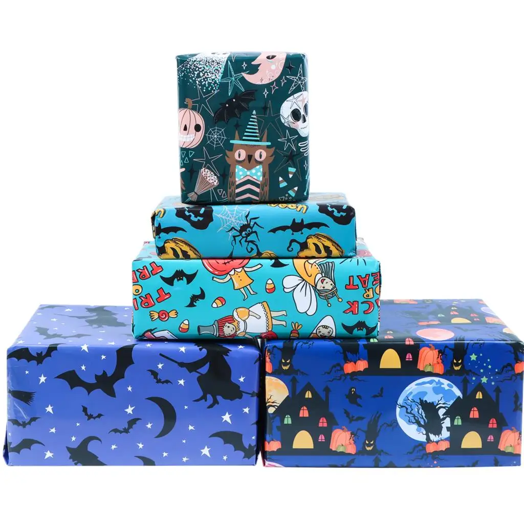 10 Pieces Of Halloween Wrapping Paper Gift Wrapping Paper Pumpkin Festival Party Wrapping Paper 
10 Pieces Of Halloween Wrapping Paper Gift Wrapping Paper Pumpkin Festival Party Wrapping Paper