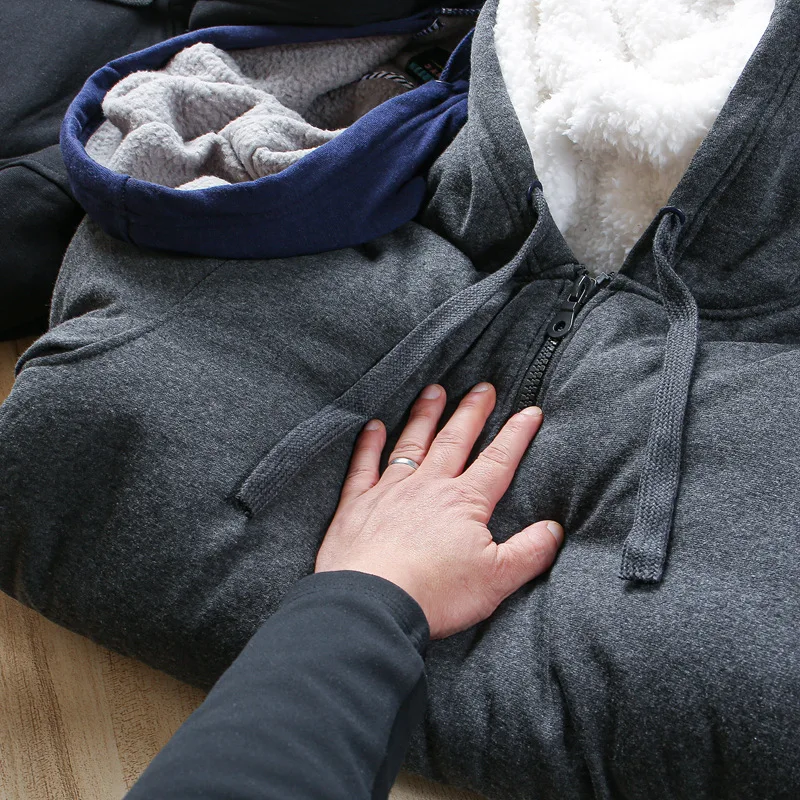 Флисовый толстый зимний мужской кардиган с капюшоном для пешего туризма колледжа свитер для прогулок бега фитнеса куртка для инструментов ...
Флисовый толстый зимний мужской кардиган с капюшоном для пешего туризма колледжа свитер для прогулок бега фитнеса куртка для инструментов ...