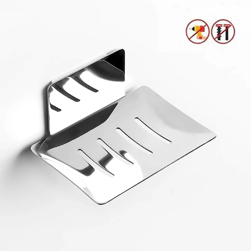 Stainless Steel No Drilling Soap Dish Holder Wall Mounted Soap Holder For Kitchen Soap Holder Bathroom Organizer Metal Holder
Stainless Steel No Drilling Soap Dish Holder Wall Mounted Soap Holder For Kitchen Soap Holder Bathroom Organizer Metal Holder