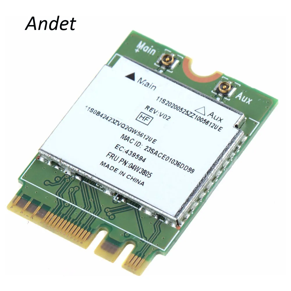 RTL8192EEBT 04W3804 04W3805 for Lenovo ThinkPad T440P T440s L440 L540 T540P W540 X240 Wireless Adapter Card RTL8192EE RTL8761
RTL8192EEBT 04W3804 04W3805 for Lenovo ThinkPad T440P T440s L440 L540 T540P W540 X240 Wireless Adapter Card RTL8192EE RTL8761