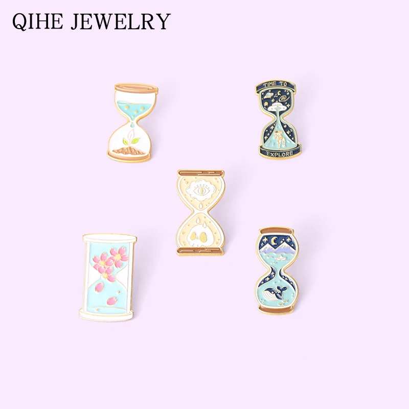 Hourglass Enamel Pins Whale Astronaut Flower Skeleton Brooches for Women Backpacks Clothes Lapel Badge Jewelry Gift Wholesale
Hourglass Enamel Pins Whale Astronaut Flower Skeleton Brooches for Women Backpacks Clothes Lapel Badge Jewelry Gift Wholesale