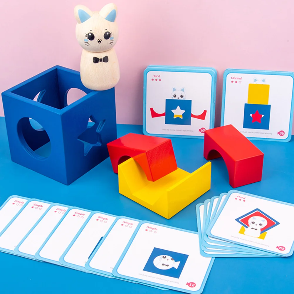 Wooden Kitten Adventures Toy Logical Thinking Board Game Puzzle Game Montessori Toy Gift for Kid Children Kit
Wooden Kitten Adventures Toy Logical Thinking Board Game Puzzle Game Montessori Toy Gift for Kid Children Kit