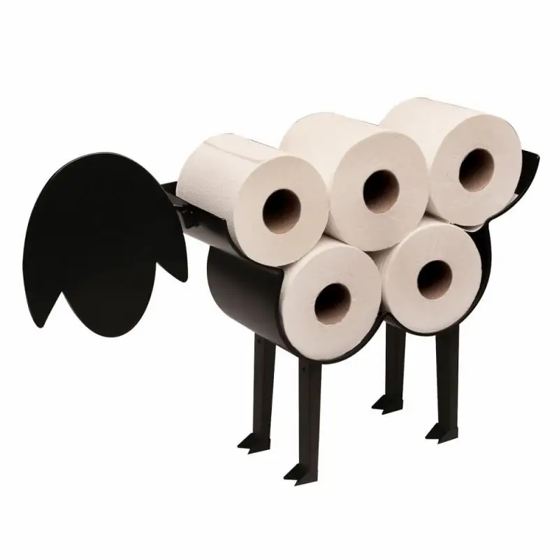 New Black Sheep Toilet Paper Holder Tissue Paper Holder Roll Holder With Phone Storage Shelf Bathroom Accessories
New Black Sheep Toilet Paper Holder Tissue Paper Holder Roll Holder With Phone Storage Shelf Bathroom Accessories