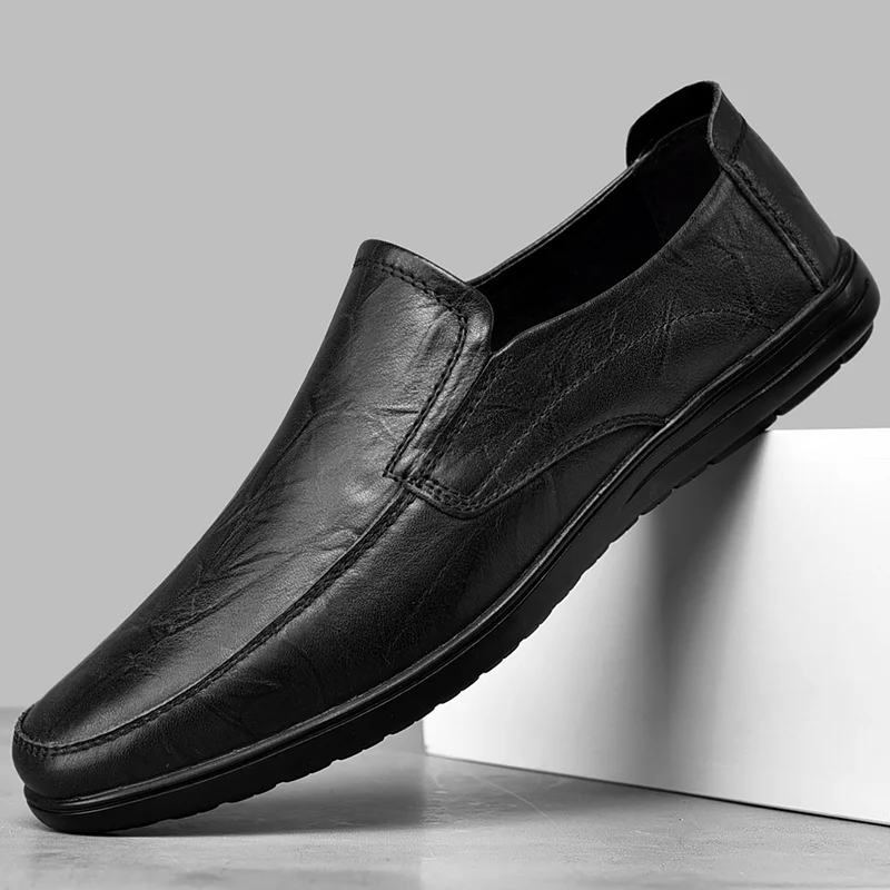 Shoes Summer Men Genuine Leather Loafers Hole Soft Breathable Male Moccasins Flats Casual Boat Driver Footwear Driving New
Shoes Summer Men Genuine Leather Loafers Hole Soft Breathable Male Moccasins Flats Casual Boat Driver Footwear Driving New