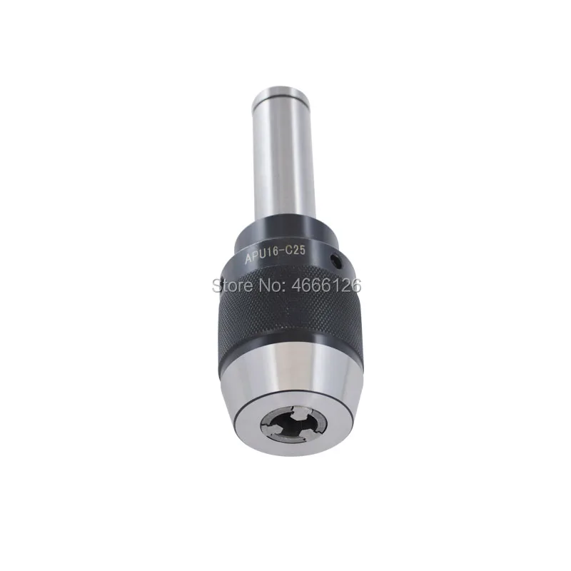 1set C20 C25 C32 morse taper drill APU13 1-13mm APU16 1-16mm 3 jaw chuck CNC integrated self-tightening lathe tool holder+wrench |