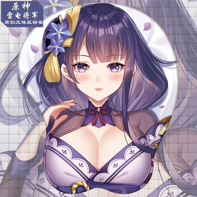 Genshin Impact Raiden Shogun Pads Large 3D Chest Silicone Soft Pad Creative Cute Secondary Yuan Anime Beauty Wrist Pad
Genshin Impact Raiden Shogun Pads Large 3D Chest Silicone Soft Pad Creative Cute Secondary Yuan Anime Beauty Wrist Pad