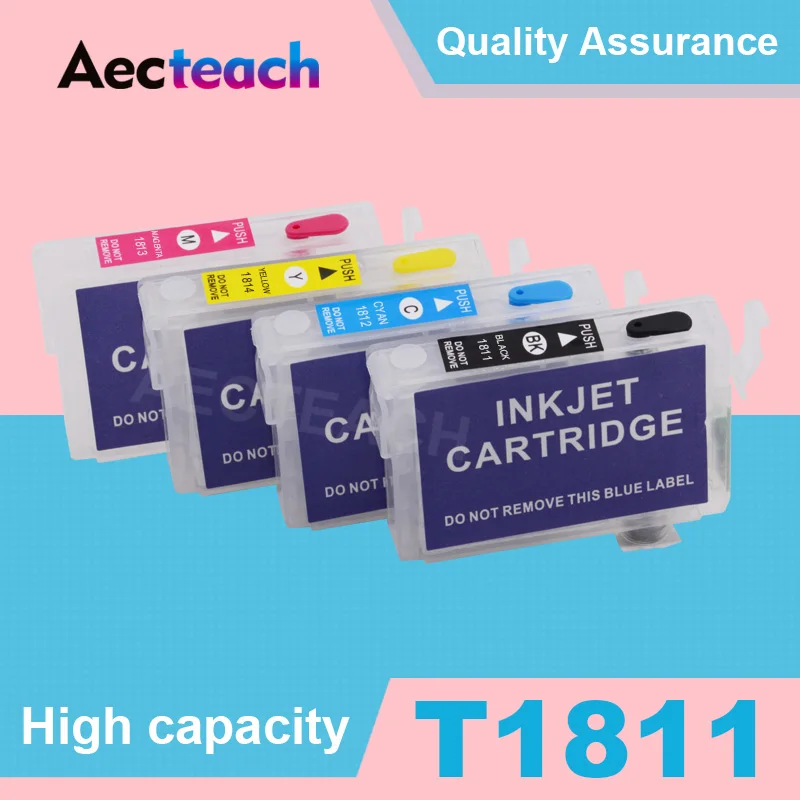 Заправляемый картридж aeclearn T1811 для принтера Epson Expression Home XP-30, 102, 202, 205, 302, 305, 402
Заправляемый картридж aeclearn T1811 для принтера Epson Expression Home XP-30, 102, 202, 205, 302, 305, 402