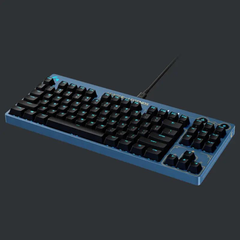 Клавиатура Logitech G PRO Механическая игровая проводная 87 клавиш подсветка RGB League of