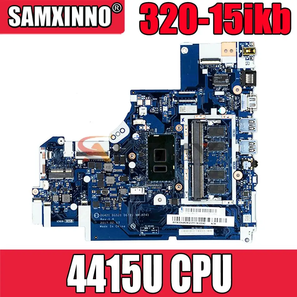5B20N95885 DG421 DG521 DG721 NM-B241 For lenovo ideapad 520-15IKB 320-15ISK 320-17ISK Laptop Motherboard SR348 Pentium 4415U CPU
5B20N95885 DG421 DG521 DG721 NM-B241 For lenovo ideapad 520-15IKB 320-15ISK 320-17ISK Laptop Motherboard SR348 Pentium 4415U CPU