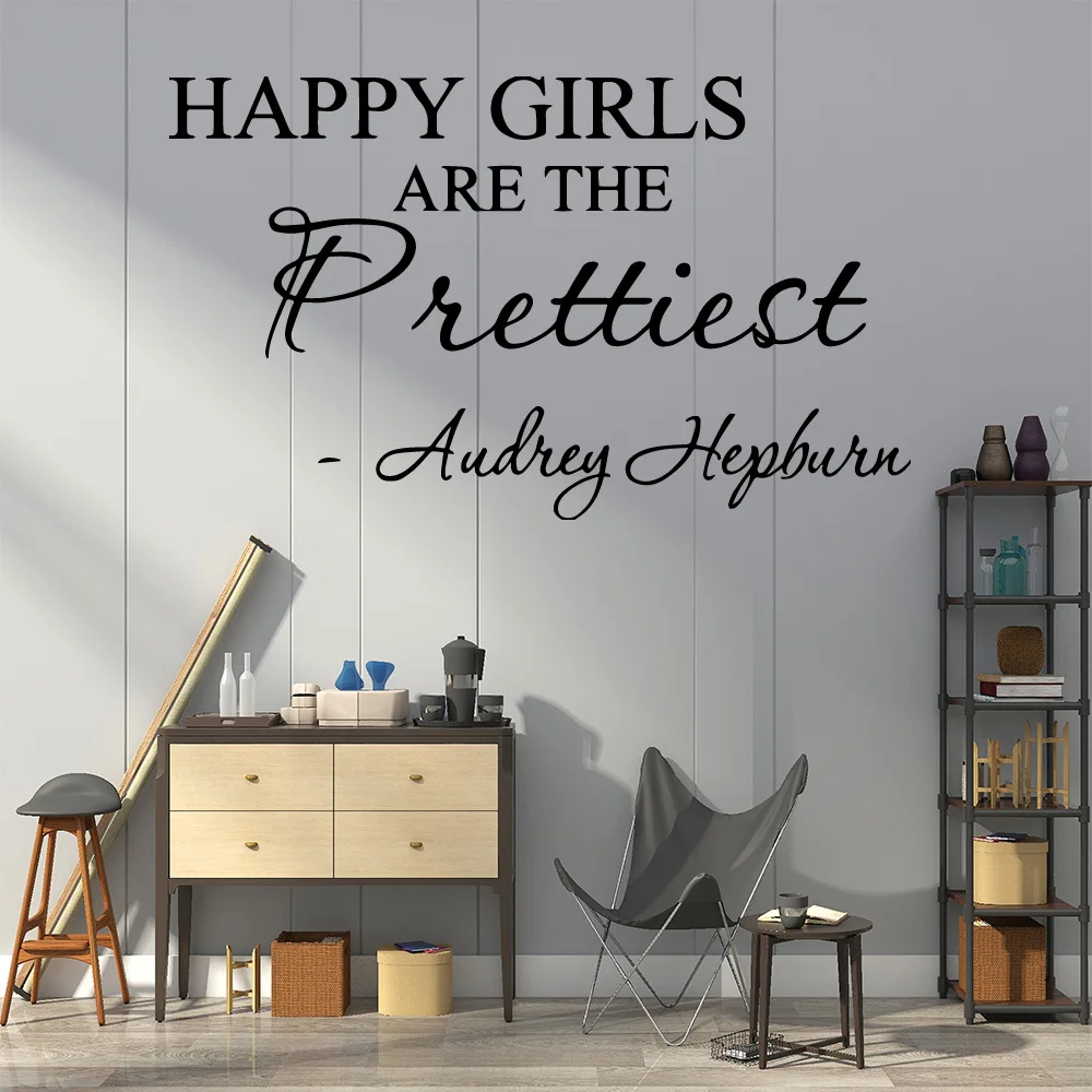 Creative Audrey Hepburn Quote Wall-sticker Art Decal Decoration Fashion For Living Kids Room Pvc Wall Decals
Creative Audrey Hepburn Quote Wall-sticker Art Decal Decoration Fashion For Living Kids Room Pvc Wall Decals
