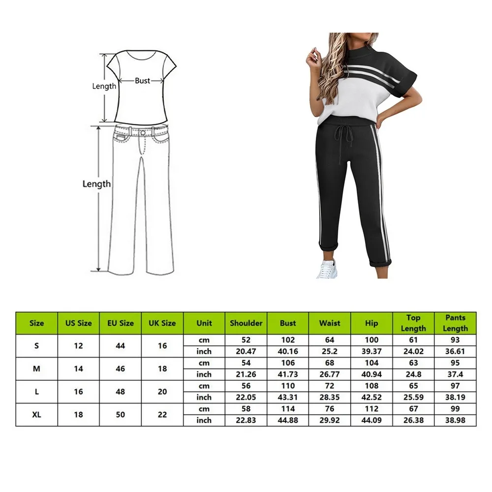 Summer Casual Loose Sportswear O-neck Short-sleeved Blouse With Side Striped Drawstring Pockets And Mid-waist Trousers
Summer Casual Loose Sportswear O-neck Short-sleeved Blouse With Side Striped Drawstring Pockets And Mid-waist Trousers