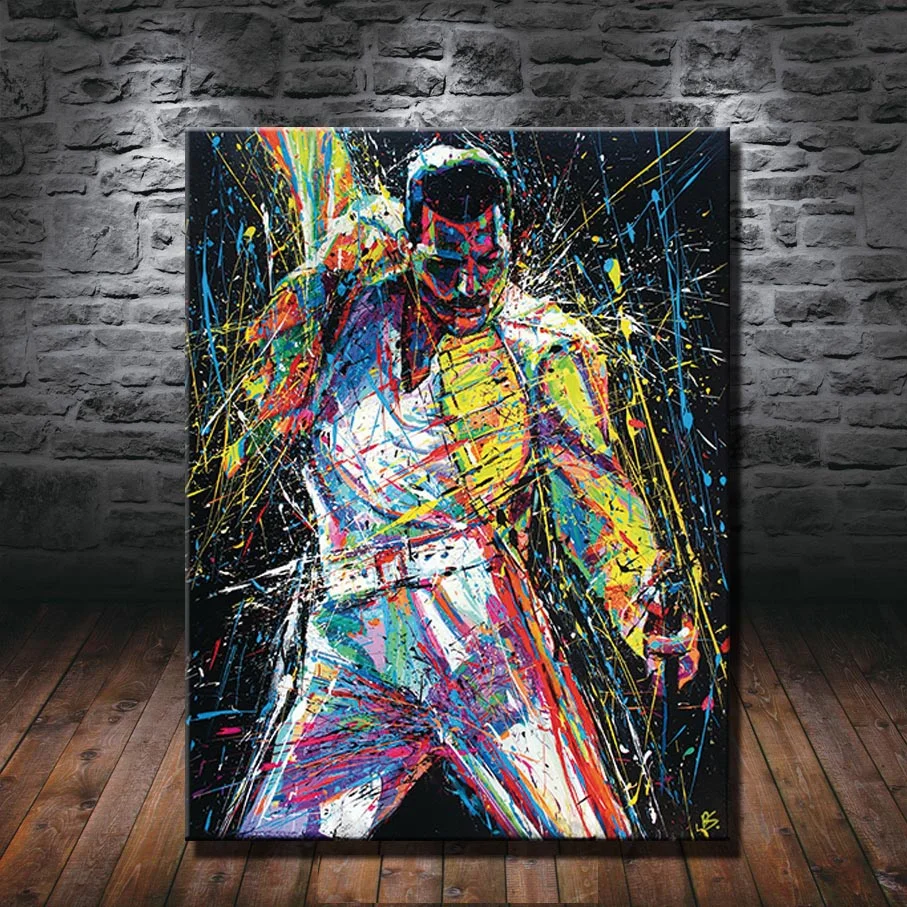 Hot Selling Wall Art Oil Painting Canvas Painting Print for Living Room Home Decor,British Queen Band Freddie Mercury/ Unframed
Hot Selling Wall Art Oil Painting Canvas Painting Print for Living Room Home Decor,British Queen Band Freddie Mercury/ Unframed