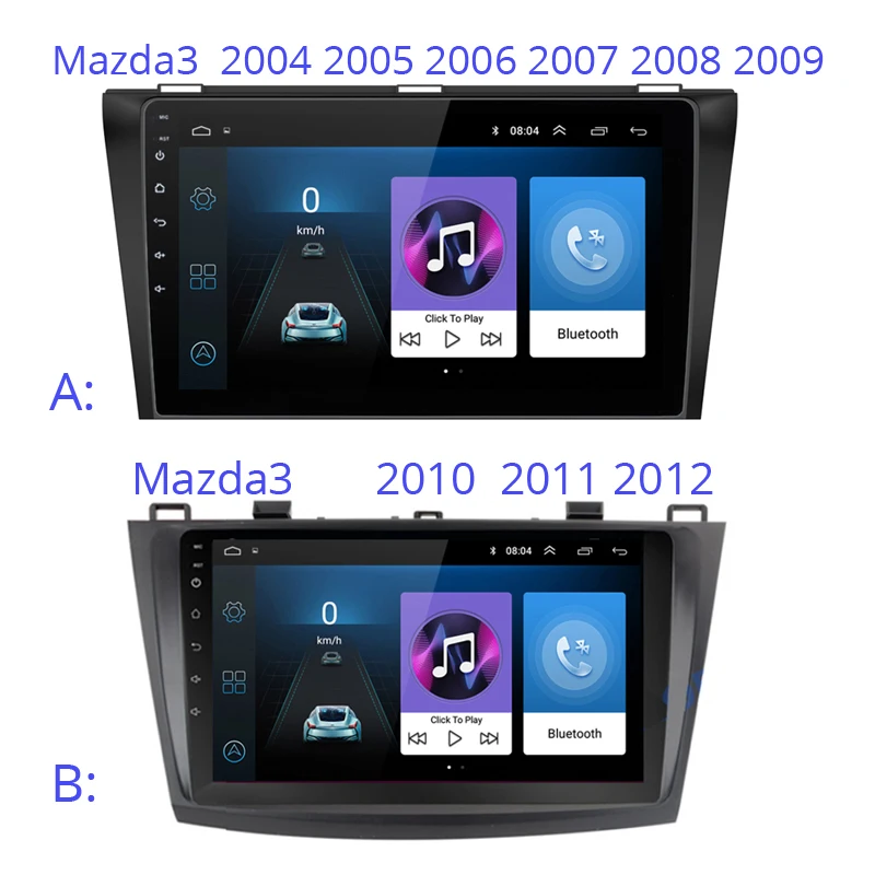 Android 9 дюймов Автомобильный мультимедийный плеер GPS для Mazda 3 mazda3 2004 2005 2006 2007 2008 2009