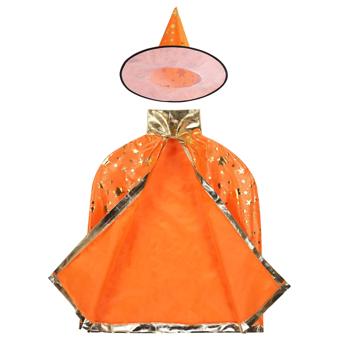 TiaoBug Children Kids Halloween Costume Witch Wizard Cloak Cape with Pointed Hat Set Cosplay Party Stars Pattern Magician Outfit
TiaoBug Children Kids Halloween Costume Witch Wizard Cloak Cape with Pointed Hat Set Cosplay Party Stars Pattern Magician Outfit