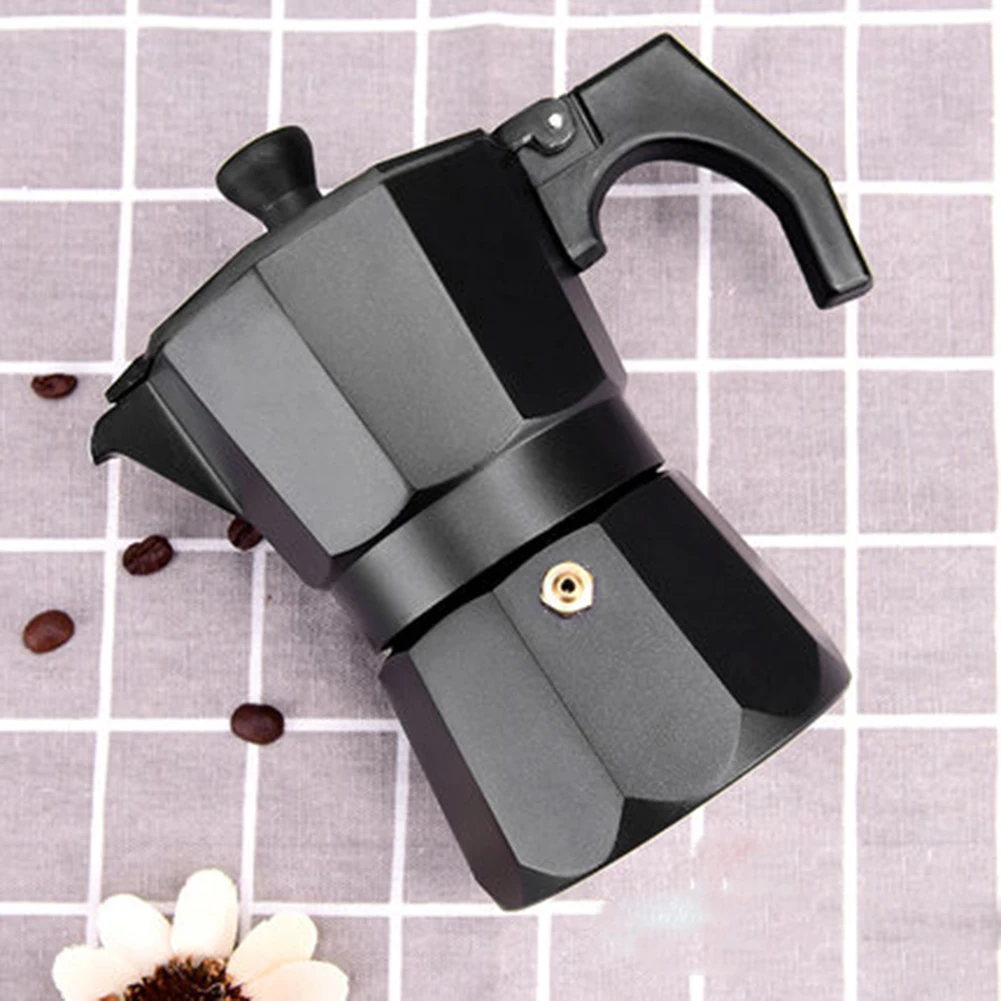 

150ml Stovetop Moka Coffee Maker Italian Top Moka Espresso Cafetera Expresso Percolator Cafe Coffee Pot-35
