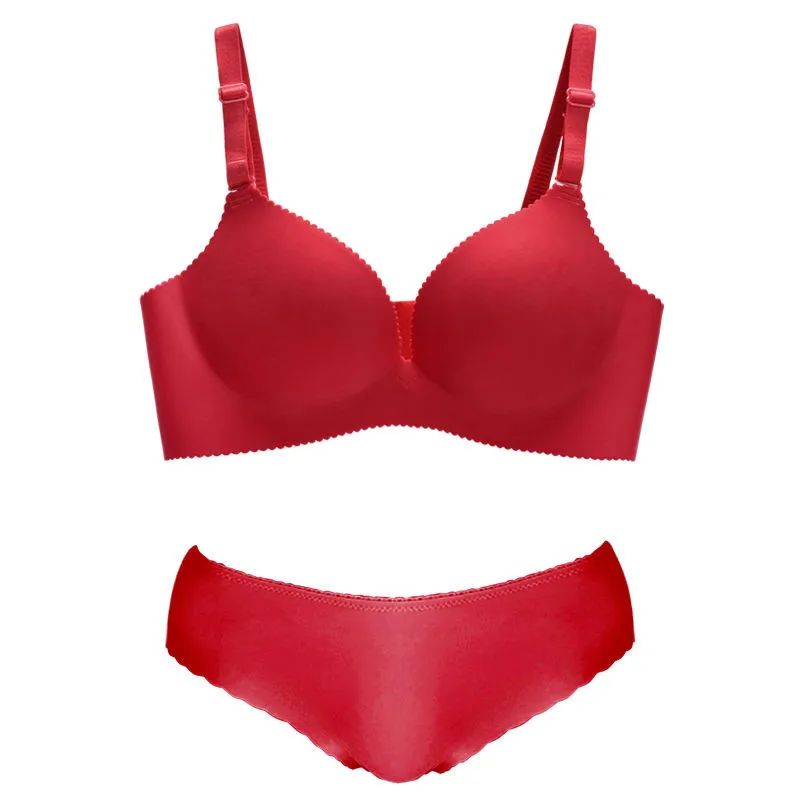 Wholesale Panties Bra Set Women Underwear Gathers Wire Free Bralette Feminino Sexy Intimates Lingerie Bras and Panty Sets
Wholesale Panties Bra Set Women Underwear Gathers Wire Free Bralette Feminino Sexy Intimates Lingerie Bras and Panty Sets