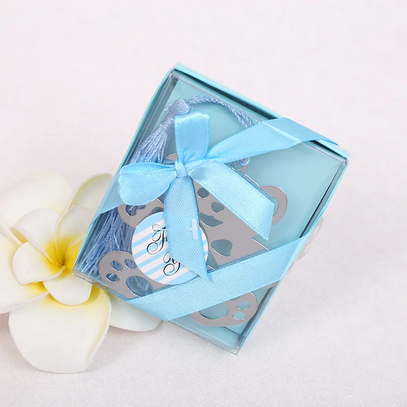 50pcs Cute bear Design Wedding Bookmark Favors With Tassel And Gift Box Baby Shower Souvenirs student creative bear bookmark 
50pcs Cute bear Design Wedding Bookmark Favors With Tassel And Gift Box Baby Shower Souvenirs student creative bear bookmark