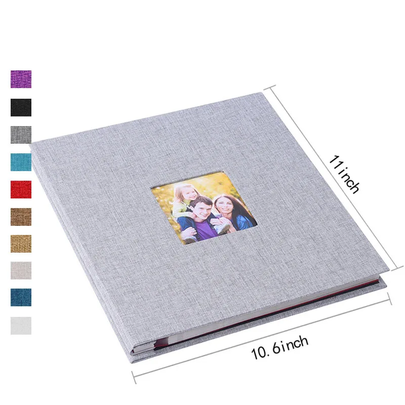 16 inch creative linen self-adhesive film album handmade loose-leaf sticker album baby couple DIY commemorative wedding album
16 inch creative linen self-adhesive film album handmade loose-leaf sticker album baby couple DIY commemorative wedding album