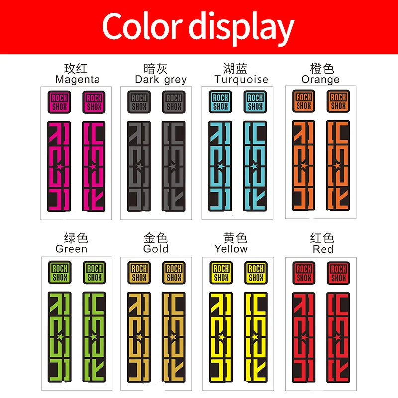 2021 rockshox reba mountain fork sticker bicycle accessories MTB bike front fork decal 22cm
2021 rockshox reba mountain fork sticker bicycle accessories MTB bike front fork decal 22cm