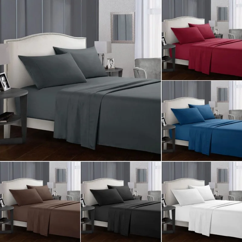 Home Textile American Bed Sheet Cover Sheet Clip Four-Piece Bed Sheet Pillowcase Solid Color Bedspread Brushed Skin-Friendly Fab
Home Textile American Bed Sheet Cover Sheet Clip Four-Piece Bed Sheet Pillowcase Solid Color Bedspread Brushed Skin-Friendly Fab