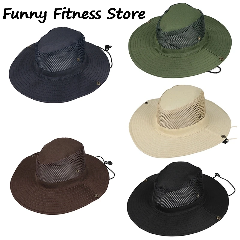 Jungle Hunting Hats Cowboy Men Panama Fishing Hiking Climbing Caps Sunscreen Sun Hat Outdoor Camping Mountaineering Casquette
Jungle Hunting Hats Cowboy Men Panama Fishing Hiking Climbing Caps Sunscreen Sun Hat Outdoor Camping Mountaineering Casquette
