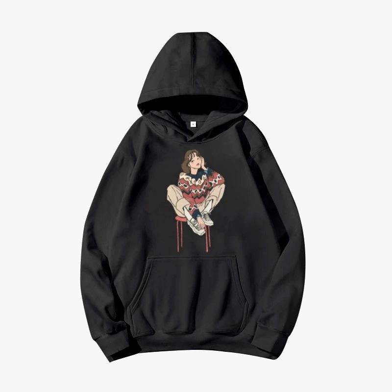 Winter Hooded Long Sleeve Casual Sweatshirts Womens Autumn Simple Hoodies Fashion Female Clothes Loose Pullover Hoodie
Winter Hooded Long Sleeve Casual Sweatshirts Womens Autumn Simple Hoodies Fashion Female Clothes Loose Pullover Hoodie