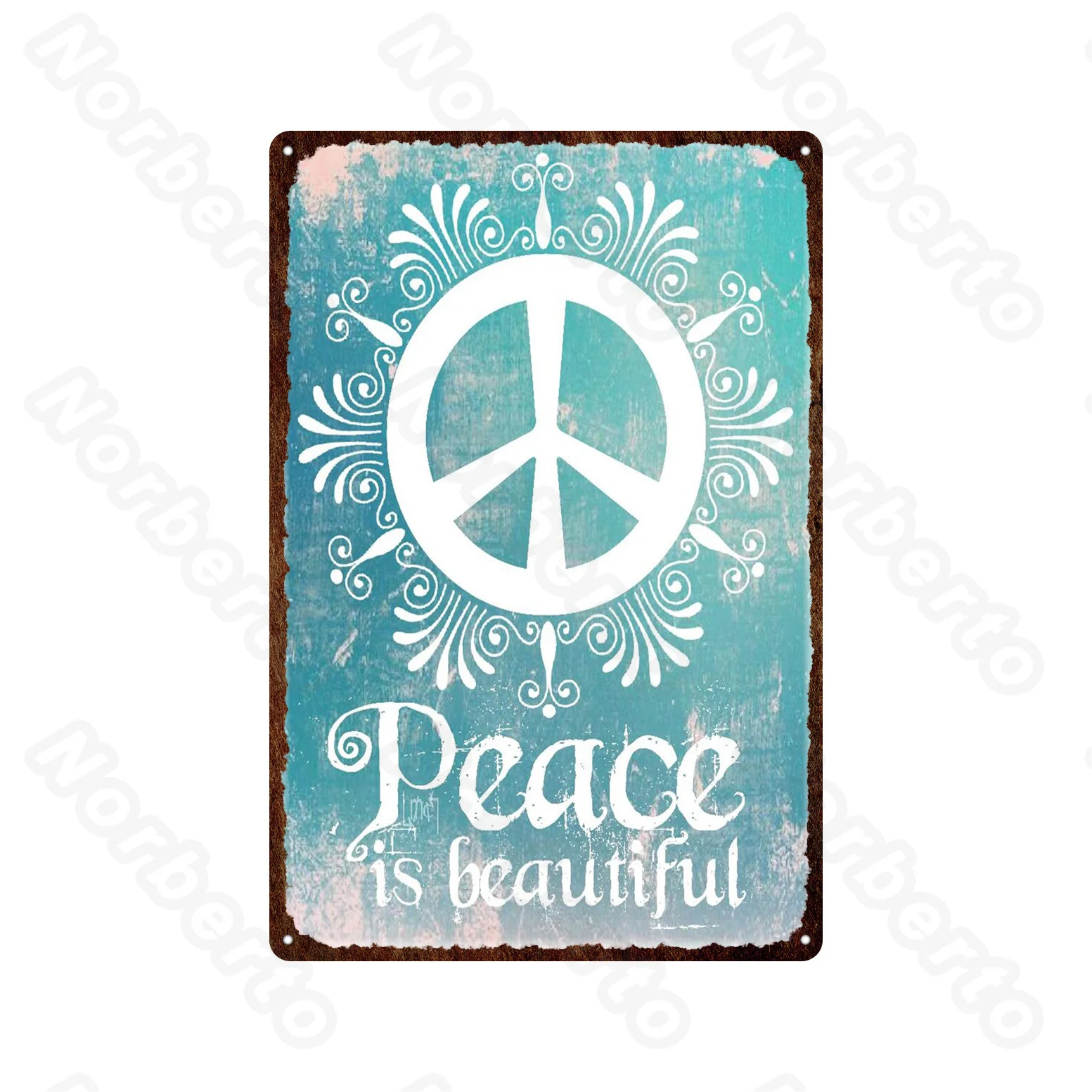 Metal Plate Poster Calling for Peace, Health and Love Against War Metal Plaques Tin Signs Wall Decoration for Public Places
Metal Plate Poster Calling for Peace, Health and Love Against War Metal Plaques Tin Signs Wall Decoration for Public Places