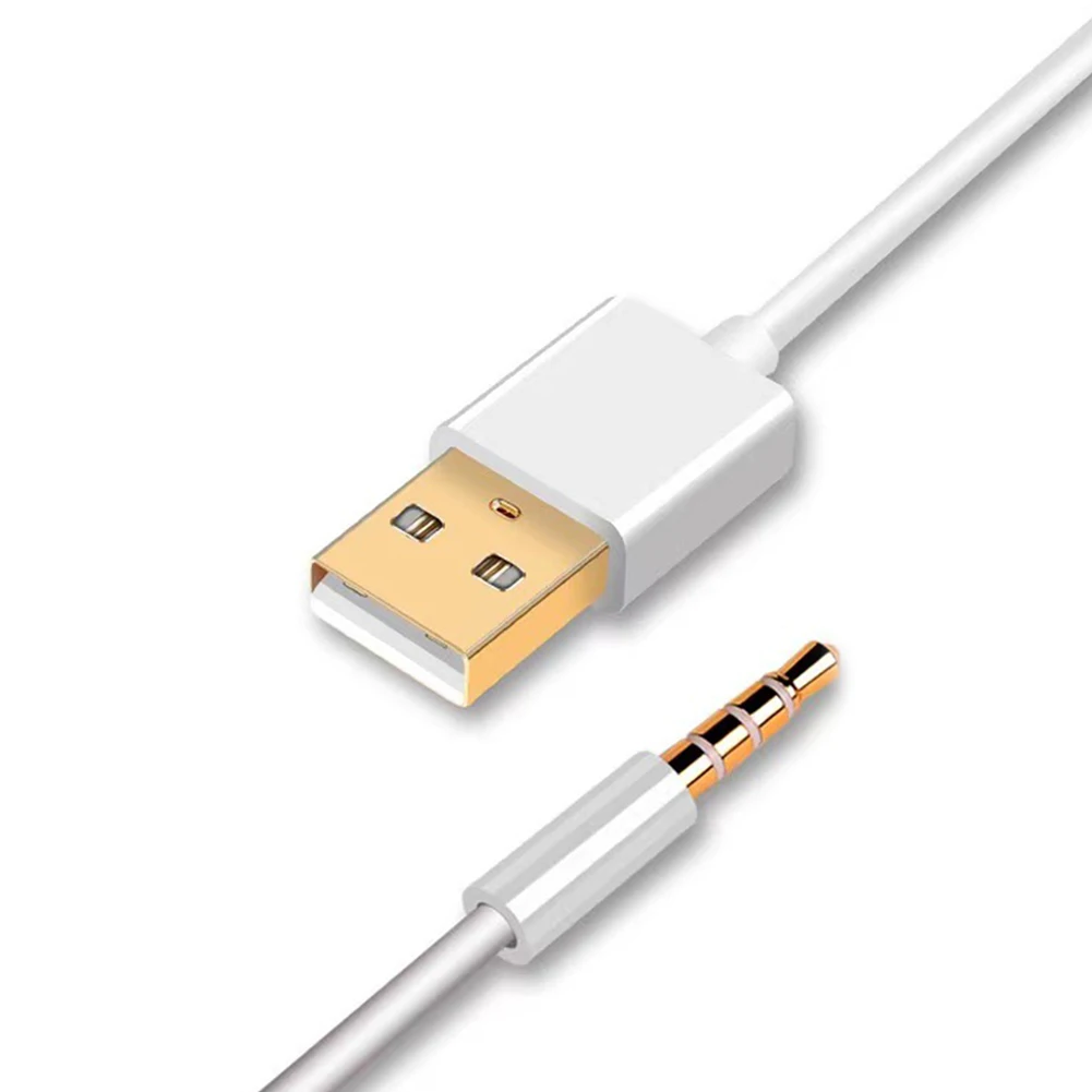 Кабель-переходник с разъемом 3 5 мм на USB 2 0 для синхронизации данных и зарядки Apple