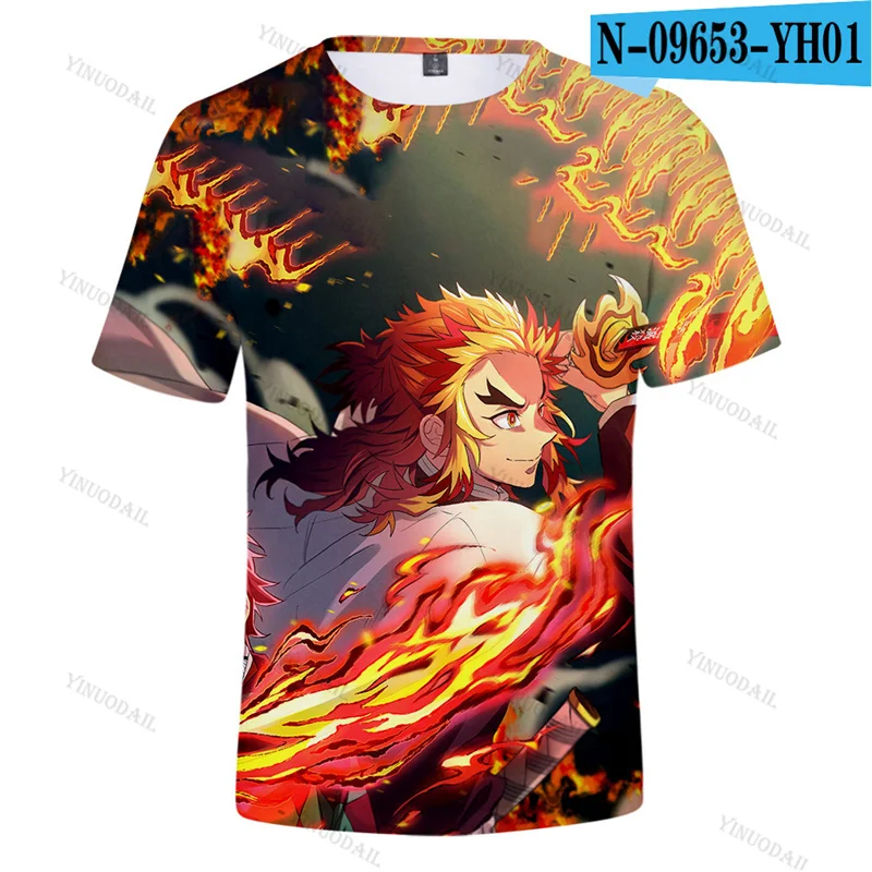 Anime Demon Slayer Kimetsu No Yaiba Cosplay Costumes Kids Tshirt Men Women O-Neck T-shirt T Shirt Summer Clothes
Anime Demon Slayer Kimetsu No Yaiba Cosplay Costumes Kids Tshirt Men Women O-Neck T-shirt T Shirt Summer Clothes