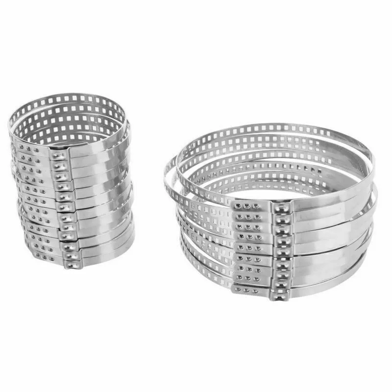 24Pcs Universal Stainless Steel Axle CV Joint Boot Crimp Clamp Kit Driveshaft CV Boot Clamp 12PCS 50-120mm+12PCS 25-50mm
24Pcs Universal Stainless Steel Axle CV Joint Boot Crimp Clamp Kit Driveshaft CV Boot Clamp 12PCS 50-120mm+12PCS 25-50mm