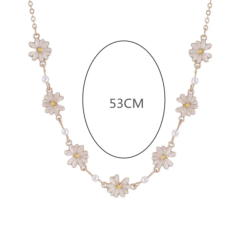 Fashion Sweet White Flowers Bracelets Personality Pearl Metal Minimalist Chrysanthemum Bracelet for Women Jewelry Accessories
Fashion Sweet White Flowers Bracelets Personality Pearl Metal Minimalist Chrysanthemum Bracelet for Women Jewelry Accessories