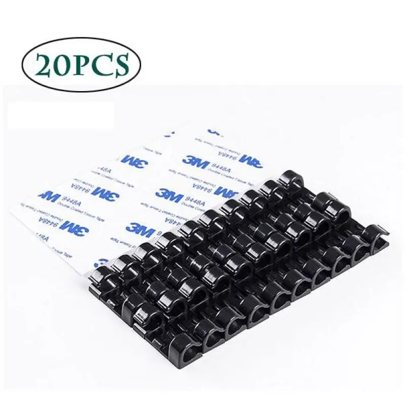 20pcs Finisher Wire Clamp Self-Adhesive Wire Organizer Cable Clip Buckle Clips Ties Fixer Fastener Holder Data Telephone Line Wi
20pcs Finisher Wire Clamp Self-Adhesive Wire Organizer Cable Clip Buckle Clips Ties Fixer Fastener Holder Data Telephone Line Wi